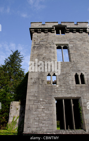 La Scozia, Ebridi Interne, isola di Skye, armadale Castle & Gardens, rovine del clan donald house (Macdonalds). Foto Stock