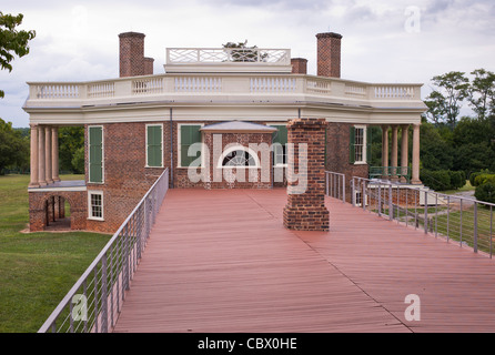 THOMAS JEFFERSON POPLAR FOREST VIRGINIA Foto Stock