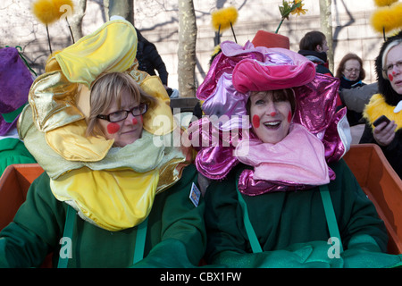 Primavera clown di Macy's 2011 Giornata del Ringraziamento Parade Foto Stock