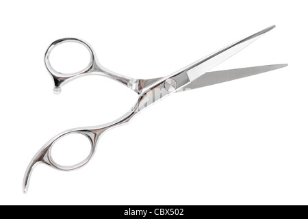 Il taglio dei capelli professionale forbici. Studio di isolamento. Foto Stock