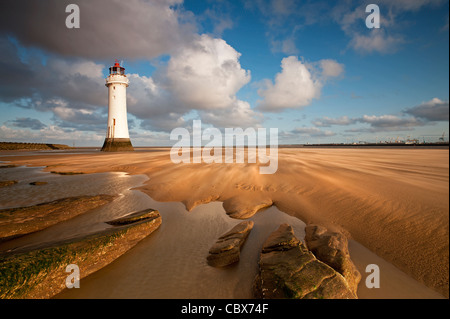 New Brighton Lighthouse CHESHIRE REGNO UNITO Foto Stock