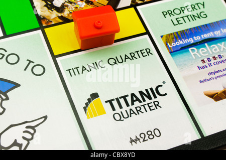 Belfast monopolio: Costruire un hotel sul Titanic Quarter Foto Stock