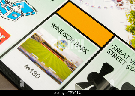 Belfast monopolio: Windsor Park Campo di calcio Foto Stock