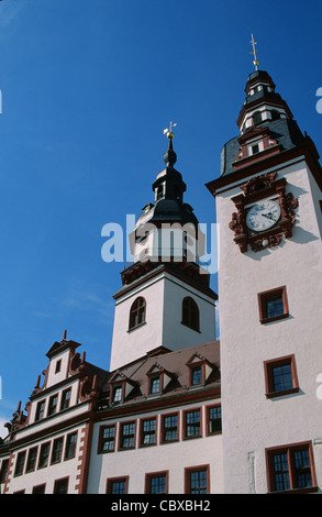 Il vecchio municipio di Chemnitz in Sassonia, Germania Est Foto Stock