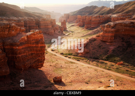 Charyn canyon in Kazakhstan Foto Stock