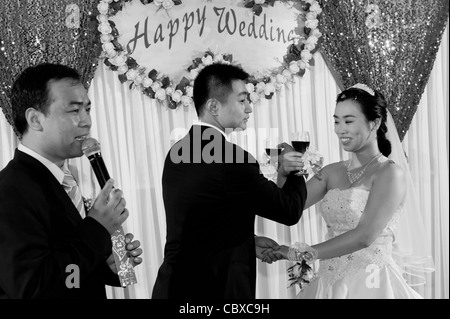 Il matrimonio di Li Ang e Guo Lina Foto Stock