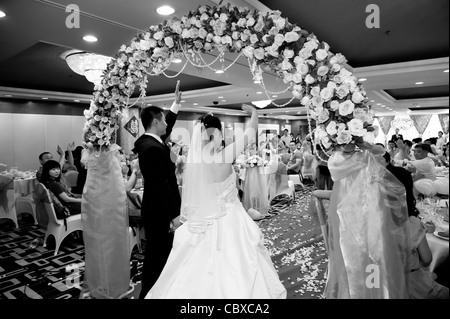 Il matrimonio di Li Ang e Guo Lina Foto Stock