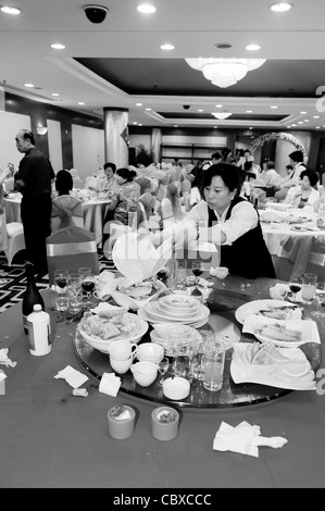 Il matrimonio di Li Ang e Guo Lina Foto Stock