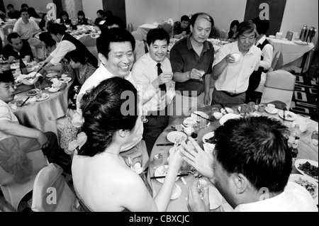 Il matrimonio di Li Ang e Guo Lina Foto Stock