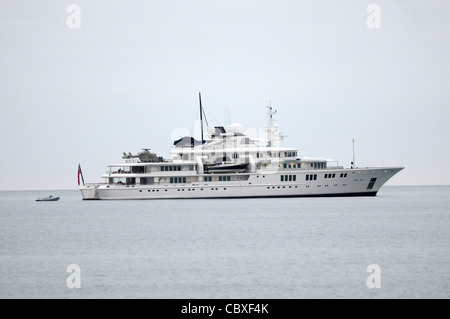 Tatoosh è un 303-piedi (92 m) privato super-yacht di proprietà di Microsoft co-fondatore Paul G. Allen Foto Stock