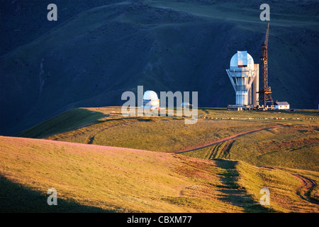 Osservatorio 'Assa' (Zailiyskoe Alatau, plateau Assy-Turgen), Kazakistan Foto Stock