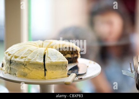 Iced torta di carote Foto Stock