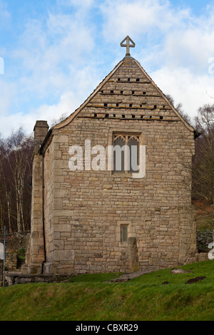 Padley Cappella, Derbyshire Foto Stock