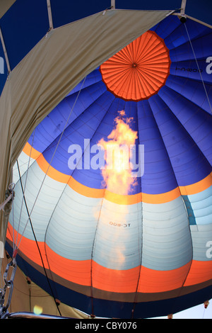 Mongolfiera in Cappadocia in Turchia Foto Stock