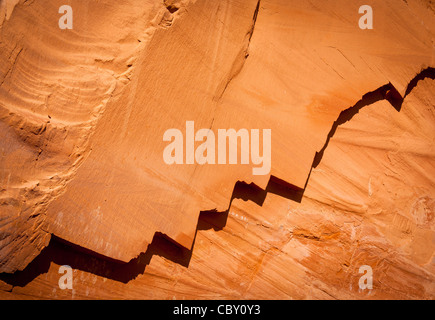 Zig Zag in arenaria, Mistero Valley, Arizona Foto Stock
