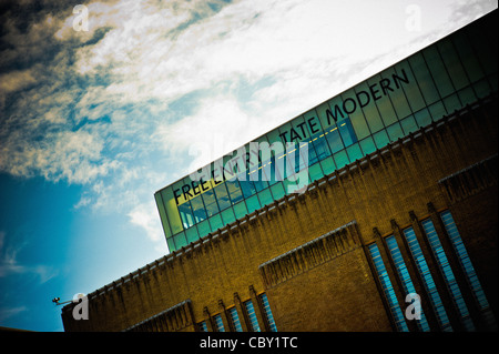 Ingresso libero - Tate Modern segno, Londra Foto Stock