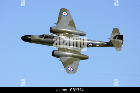 Gloster Meteor in volo Foto Stock