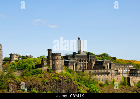 L'Osservatorio sulla Carlton Hill , Edimburgo, Scozia Foto Stock