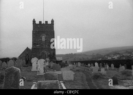 Chiesa di San Symphorian, Forrabury Foto Stock