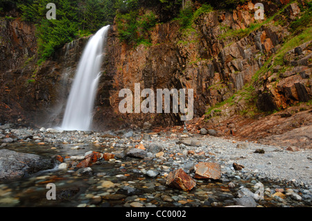 Franklin cade sulla forcella del sud del fiume Snoqualmie, Mount Baker-Snoqualmie Foresta Nazionale, Washington, Stati Uniti d'America Foto Stock