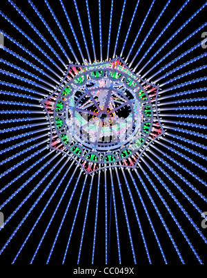 Cupola, festival creativo di luci a LED in Olanda Foto Stock