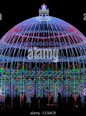 Cupola, festival creativo di luci a LED in Olanda Foto Stock