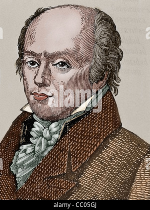 Franz Joseph Gall (1758 -1828). Neuroanatomist e fisiologo. Foto Stock