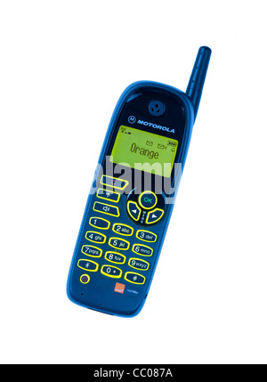 Il vecchio telefono cellulare Motorola da intorno all'anno 2000 Foto Stock