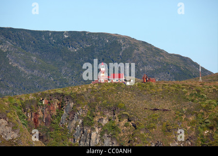 Capo Horn faro nel sud del Cile. Foto Stock