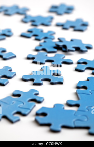 Pezzi del puzzle Foto Stock