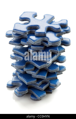 Puzzle di pezzi Foto Stock