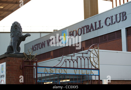 Aston Villa Football Club stadium villa park un'associazione allo stadio di calcio nel quartiere di Witton, Birmingham, Inghilterra Foto Stock