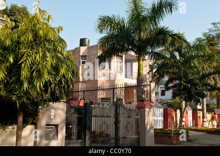 Elegante casa residenziale, chandigarh, India Foto Stock