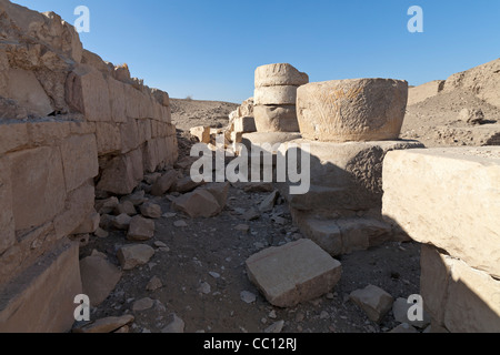 Rovine di templi e città di Kom el Sultan a Abydos medio Egitto Foto Stock