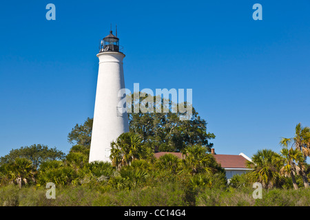 St Marks faro sul Golfo del Messico Coast in Florida Foto Stock