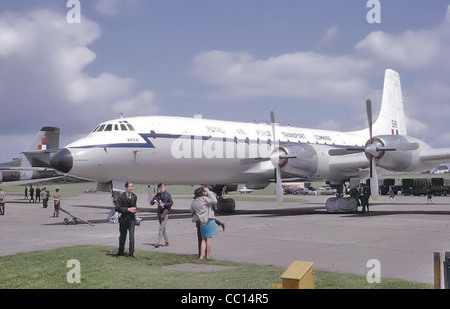 Royal Air Force Bristol Britannia a Filton, Bristol, Inghilterra. Foto Stock