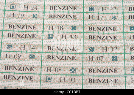 Sullo sfondo di un olandese buoni benzina dal 1973 Foto Stock