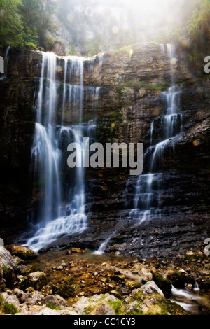 Grande Cascata, Cascade du Guiers, sulle Alpi francesi Foto Stock