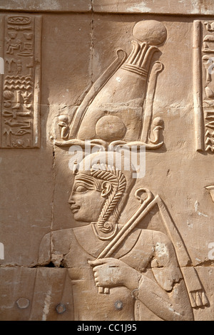 Lavoro di soccorso al Tempio Romano di Deir el-Hagar, Dakhla Oasis, deserto occidentale d'Egitto Foto Stock