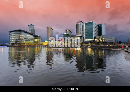 MediaCityUK, Salford Quays, Manchester, Regno Unito Foto Stock
