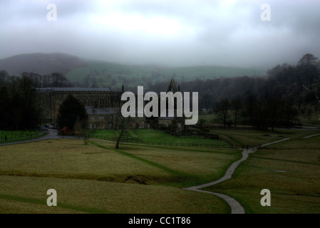 Bolton Abbey nel Yorkshire Dales Foto Stock