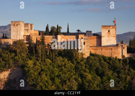 Alcazaba, o cittadella - parte del complesso Alhambra Foto Stock