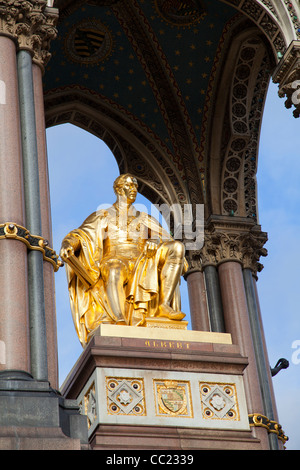 Albert Memorial in Kensington Gardens - Londra Foto Stock