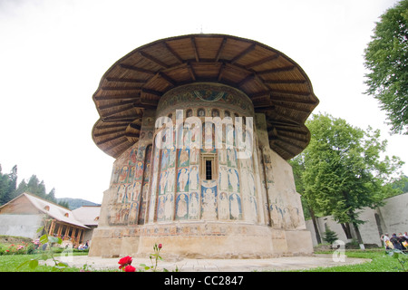 Monastero di Voronet in Romania Foto Stock