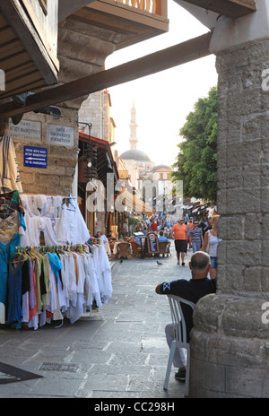 La città vecchia di Rodi città di Rodi in greco isole Dodecanesi Foto Stock