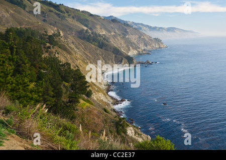 Big Sur, Costa Centrale vicino Monterey, California, Foto Stock