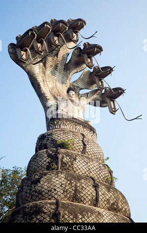 La scultura nella Sala Kaew Ku Sculpture Park. Nong Khai Nong Khai provincia, Thailandia Foto Stock