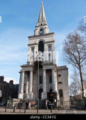 La Chiesa di Cristo Spitalfields, East London Foto Stock