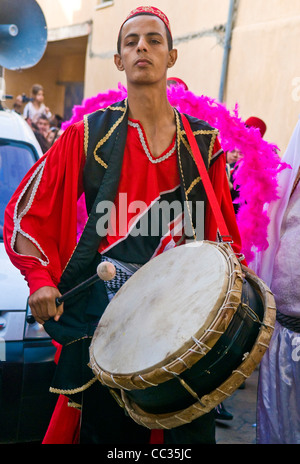 I Drusi persone partecipa a Isfiya festival annuale il 22 ottobre 2011 , Isfiya è uno dei più grandi villaggi Drusi in Israe Foto Stock