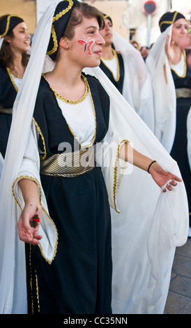 I Drusi persone partecipa a Isfiya festival annuale il 22 ottobre 2011 , Isfiya è uno dei più grandi villaggi Drusi in Israe Foto Stock